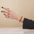 Midnight Pumpkin | Silver | Firefly Glass Pumpkin Bracelet